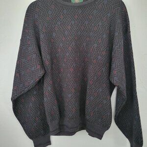 MENS 100% MERINO WOOL SWEATER SZ MED